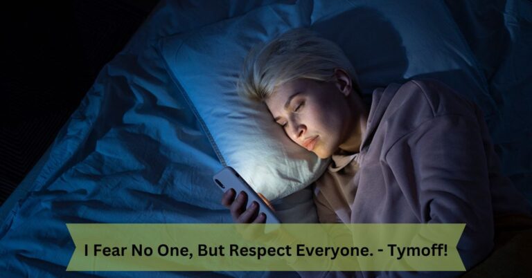 I Fear No One, But Respect Everyone. - Tymoff!