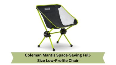 Coleman Mantis Space-Saving Full-Size Low-Profile Chair