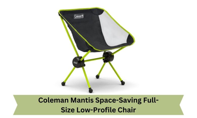 Coleman Mantis Space-Saving Full-Size Low-Profile Chair