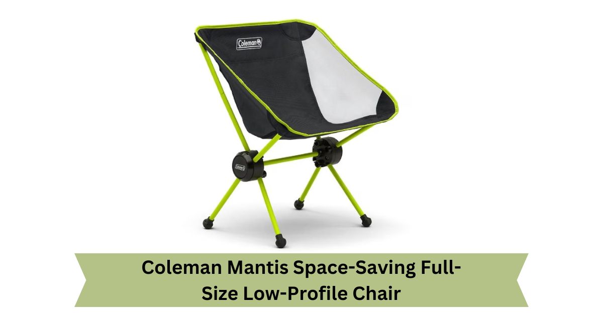Coleman Mantis Space-Saving Full-Size Low-Profile Chair