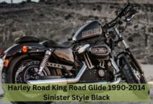 Harley Road King Road Glide 1990-2014 Sinister Style Black