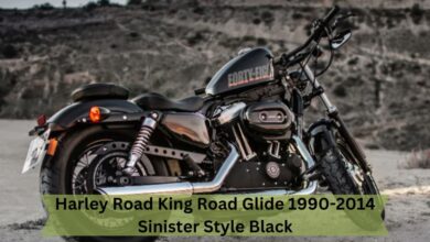 Harley Road King Road Glide 1990-2014 Sinister Style Black