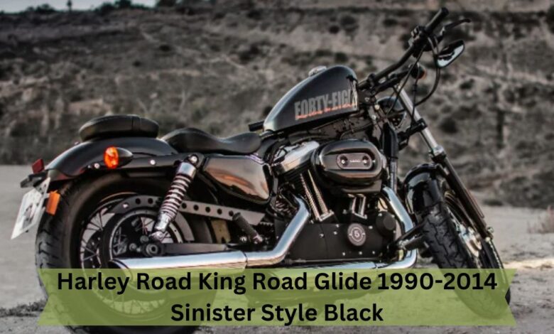 Harley Road King Road Glide 1990-2014 Sinister Style Black