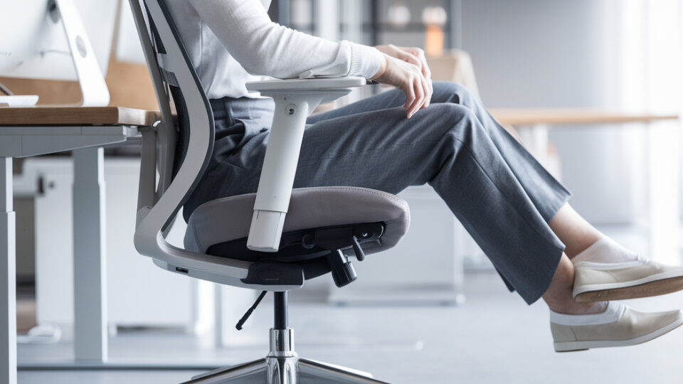 How does the IHMS Chair enhance overall comfort during work