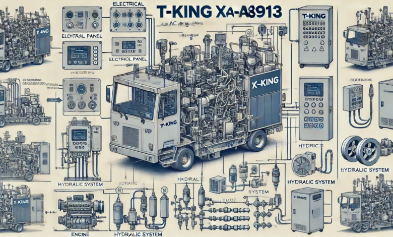 How often should I refer to the T-King XAC-A8913 diagram?