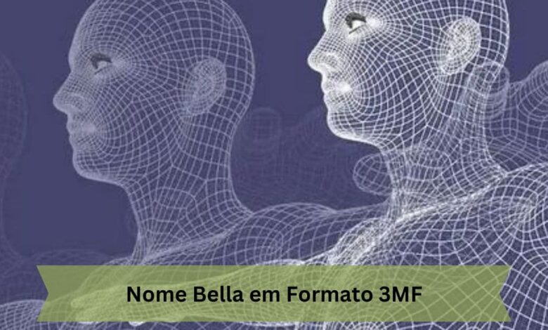 Nome Bella em Formato 3MF