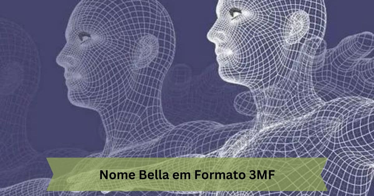 Nome Bella em Formato 3MF