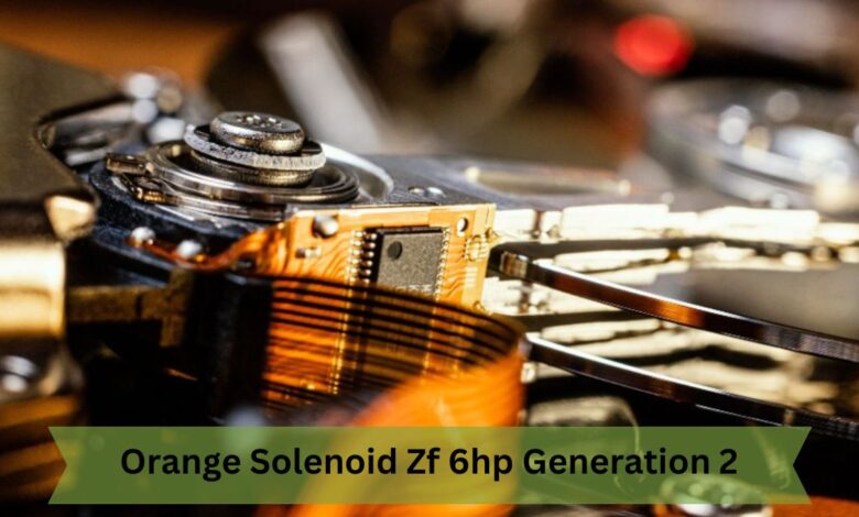 Orange Solenoid Zf 6hp Generation 2