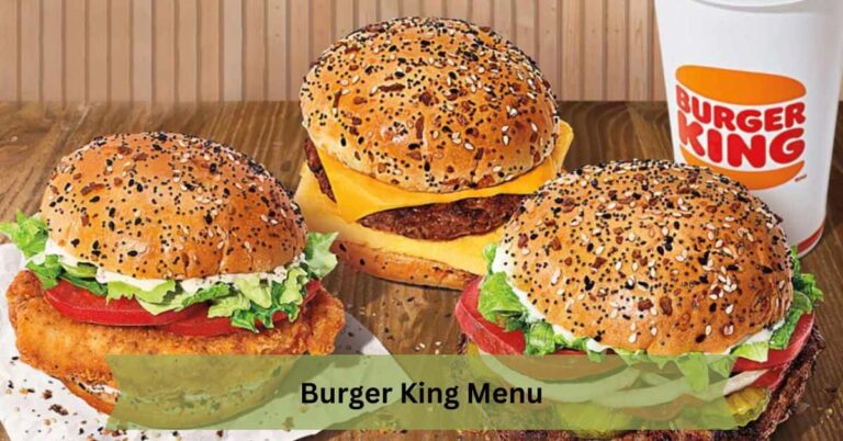 Burger King Menu