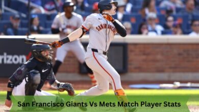 San Francisco Giants Vs Mets Match Player Stats