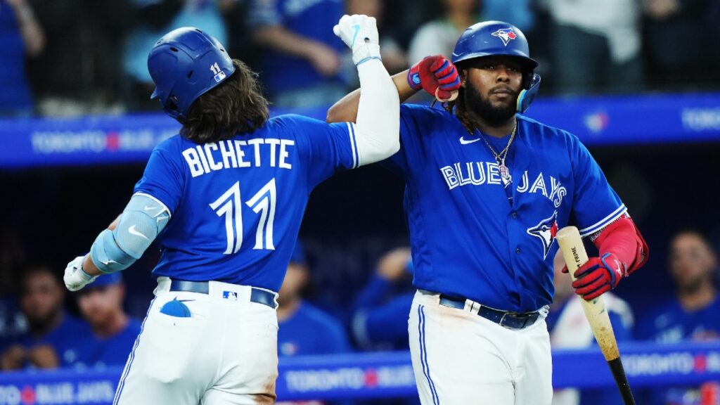 What Was the Batting Average for the Toronto Blue Jays in the Match?