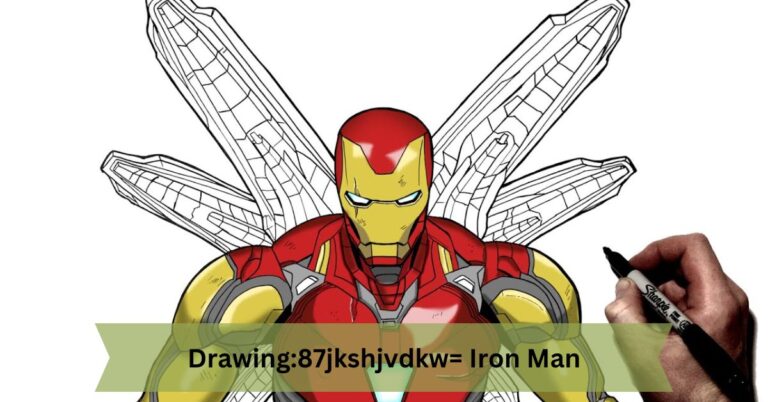Drawing:87jkshjvdkw= Iron Man