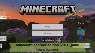 Minecraft: bedrock edition (2011) game icons banners