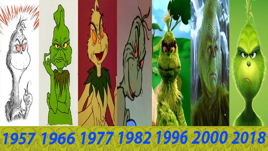 Timeline of the Grinch's Appearances: